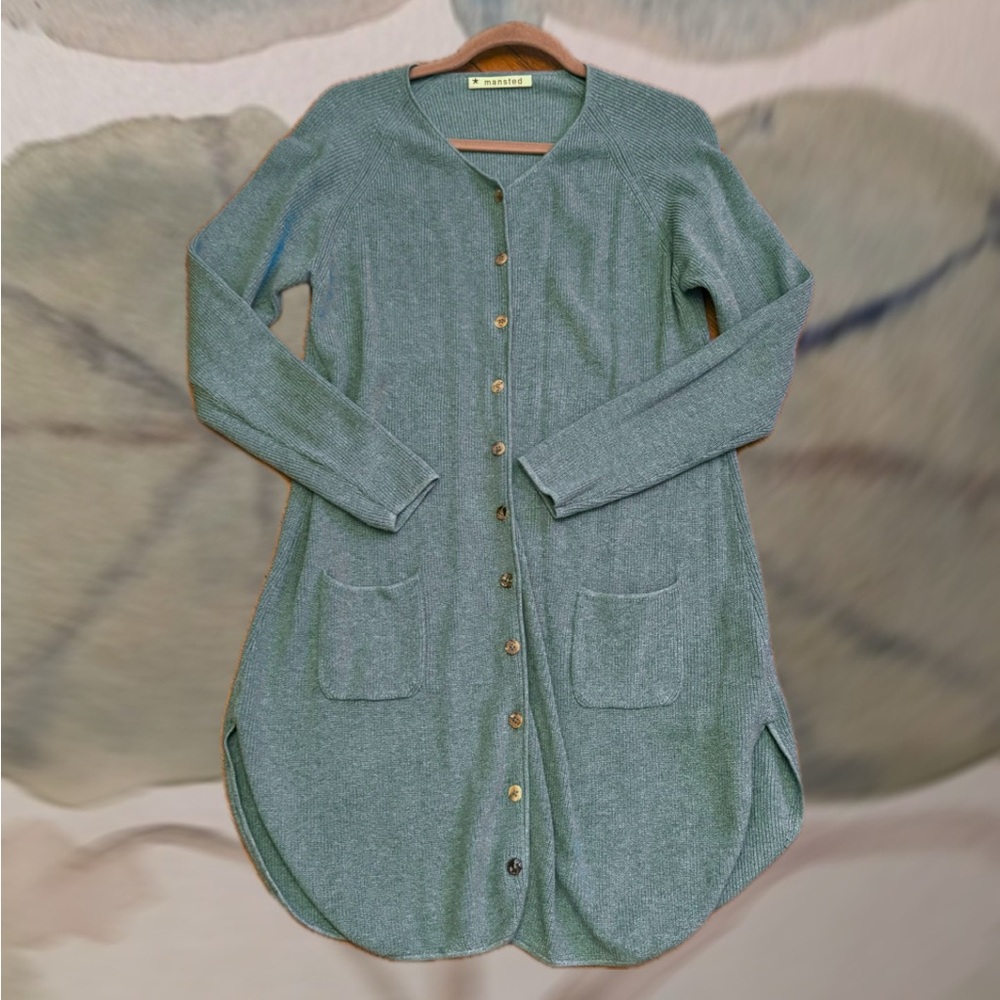 Mansted Blue Cardigan Dress